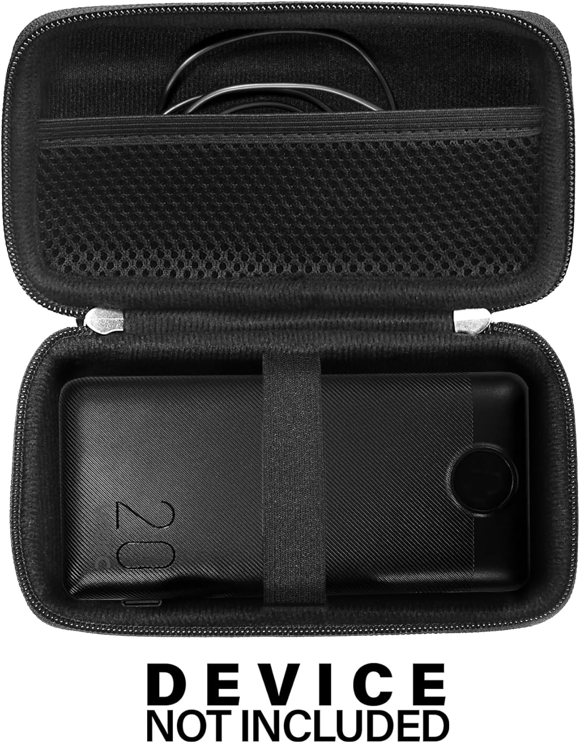 GETGEAR Hard Case for VRURC Portable Charger 20000mAh & 10000mAh — Shockproof Travel Carrying Case for Fast Charging USB-C Power Banks, Water-Resistant PEVA Storage Bag getgearcase