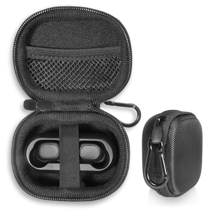 True Wireless Earbud Case for SoundPEATS True Wireless Bluetooth Earbuds in-Ear Stereo Bluetooth Headphones Wireless Earphones, Mesh Pocket for Cable, Carabiner GETGEAR