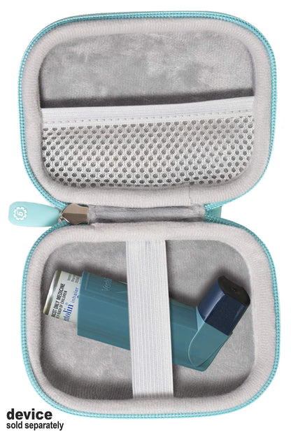 GETGEAR Asthma Inhaler Holder case, Compact and Sturdy case for Handy Ventolin Inhaler for Adults and Kids (CASE ONLY) GETGEAR