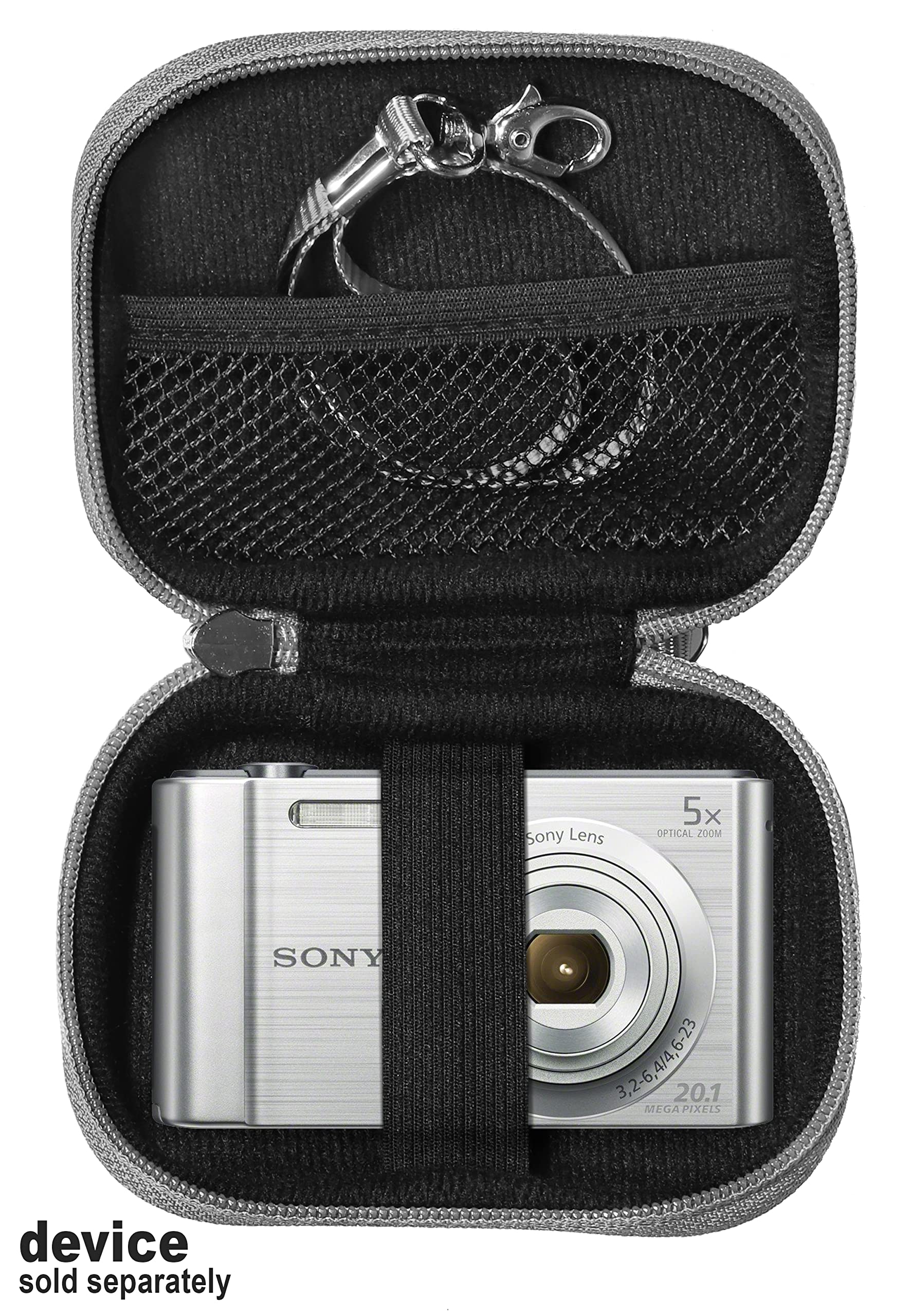 Sony W800/S, DSCW830; Canon ELPH180, ELPH190; Kodak PIXPRO FZ43, FZ53; Nikon COOLPIX L32 Digital Camera Case WGear