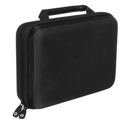 Professional Portable Recorder Case with DIY foam inlay for ZOOM H1, H2N, H5, H4N, H6, F8, Q8 Handy Music Recorders, Charger, Mic Tripod Adapter and Accessories (Polyester Black) WGear
