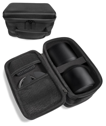 getgear Case for Bose Portable Home Speaker, Customized case with two compartments: main speaker compartment and accessories compartment, strong solid case with excellent protection and easy carrying GETGEAR