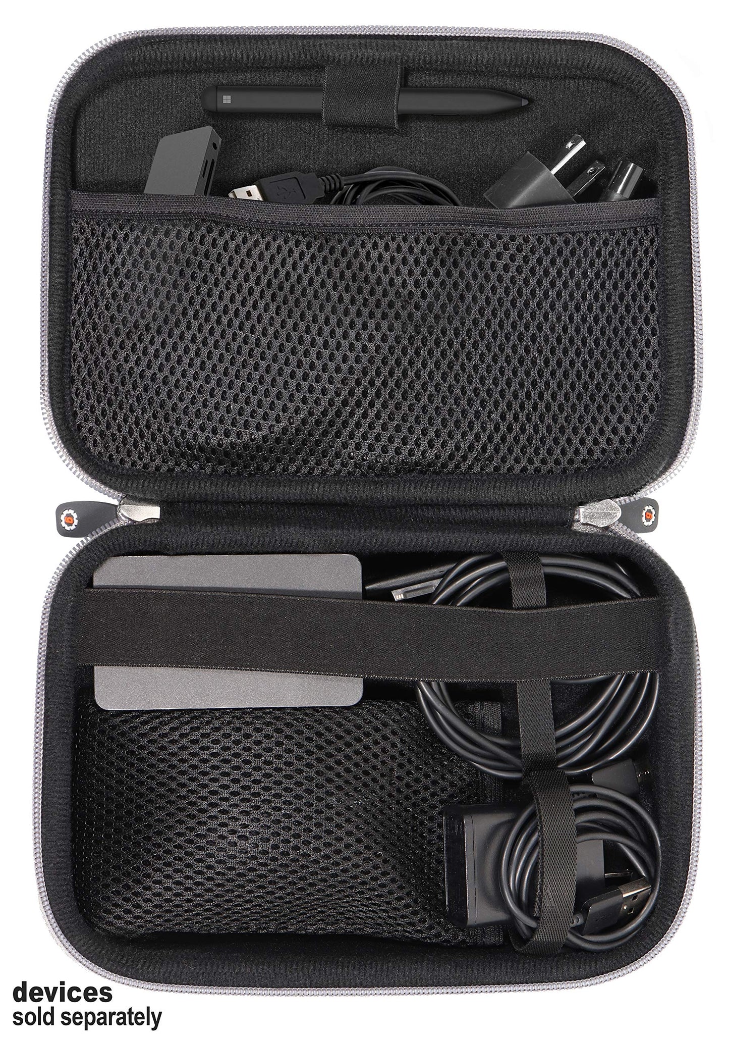 Microsoft Surface Accessories organizing case, by getgear, for Surface Dock, Surface Charger Adapter, Surface Arc Mouse, Surface Pen, Surface USB 3.0 Hub Docking Station and Others GETGEAR