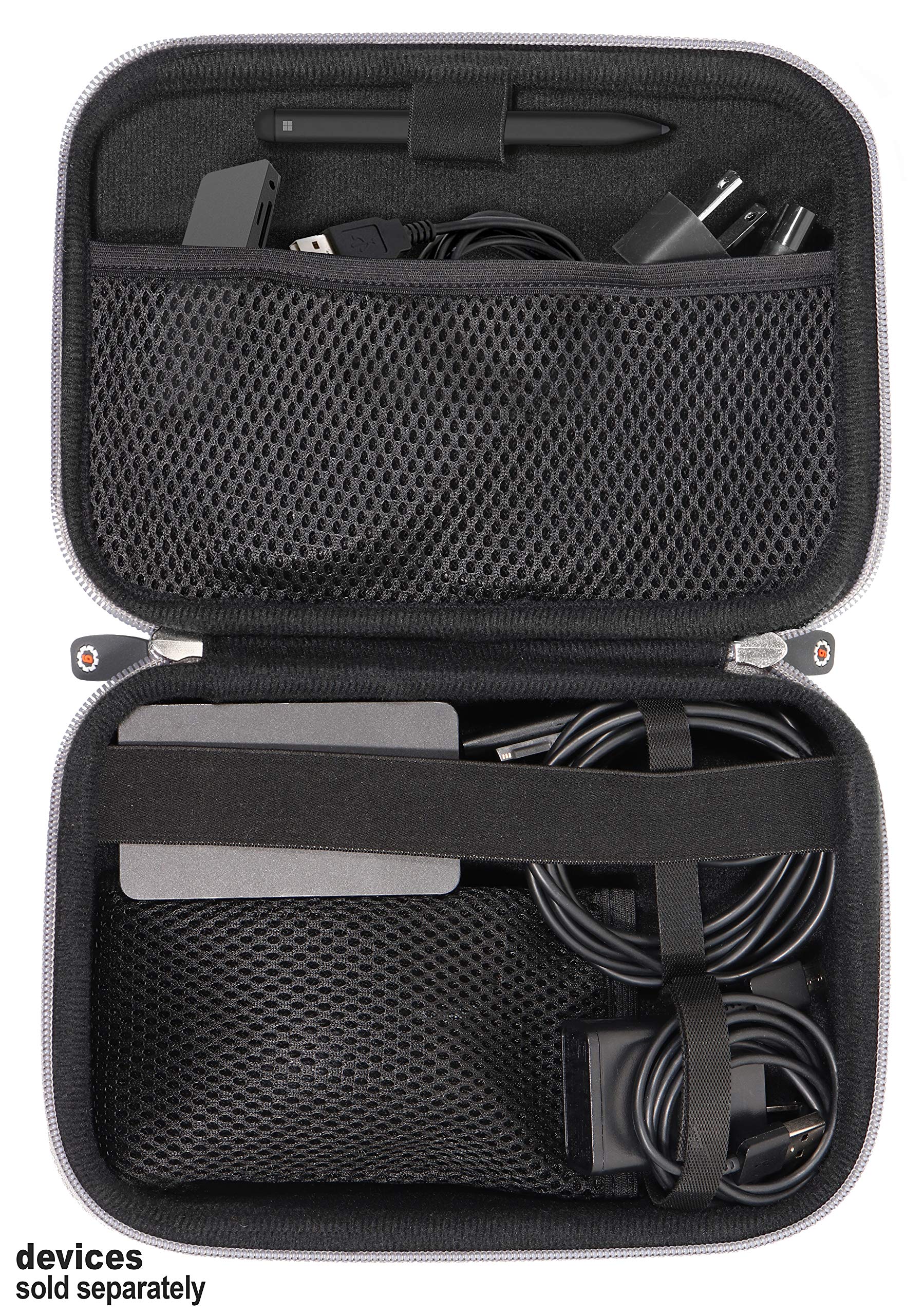 Microsoft Surface Accessories organizing case, by getgear, for Surface Dock, Surface Charger Adapter, Surface Arc Mouse, Surface Pen, Surface USB 3.0 Hub Docking Station and Others GETGEAR