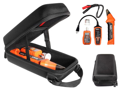 GETGEAR Hard Case for Klein Tools 80016, ET310 Circuit Breaker Finder, RT310 GFCI Outlet Tester & Accessory Kit — Shockproof Tool Storage Case getgearcase