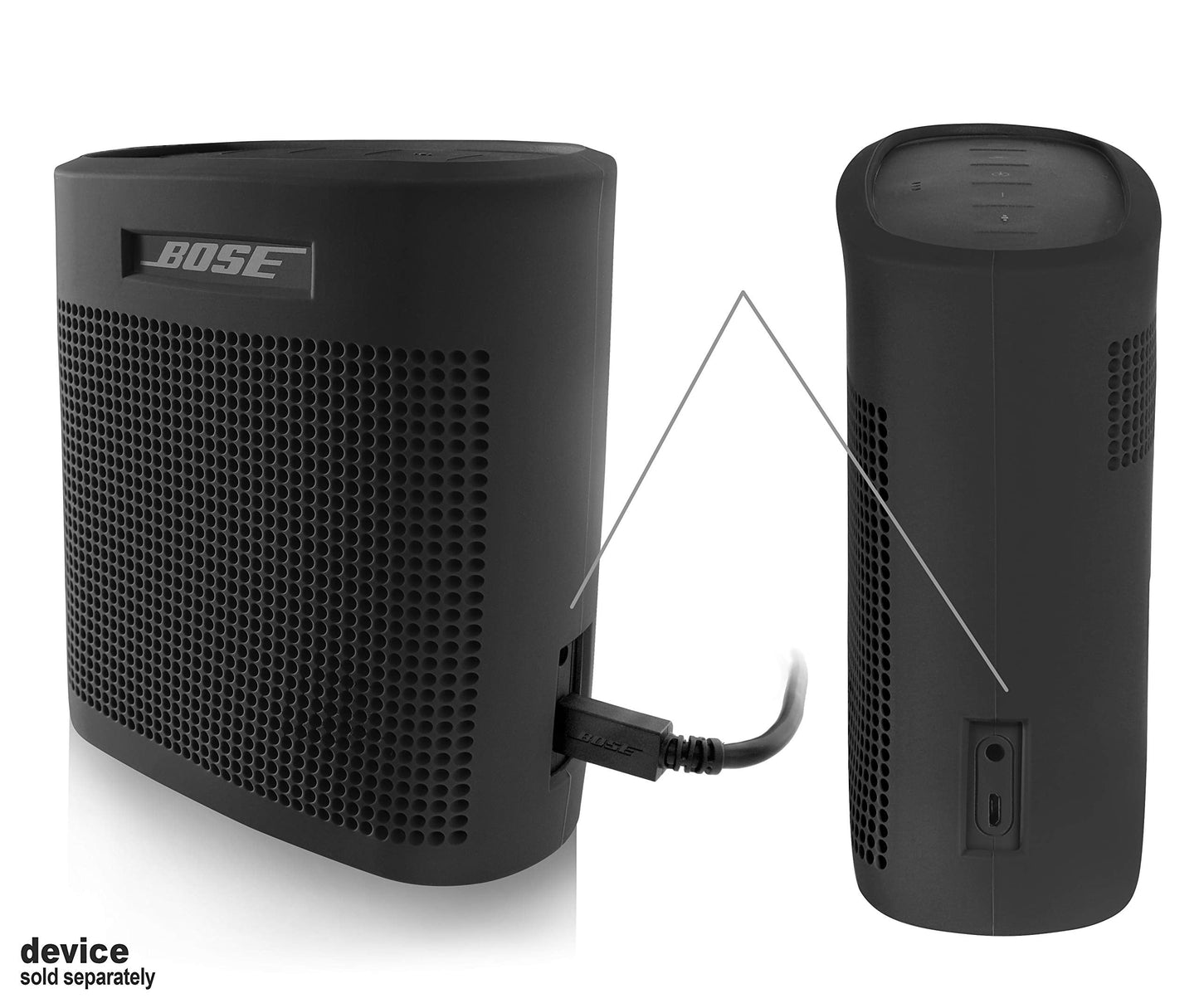GETGEAR Tailor Made Silicon Cover for Bose SoundLink Color Bluetooth Speaker II, Safeguard from Shock, Shake and Scratch, Fully Cover with Sound Through Design GETGEAR