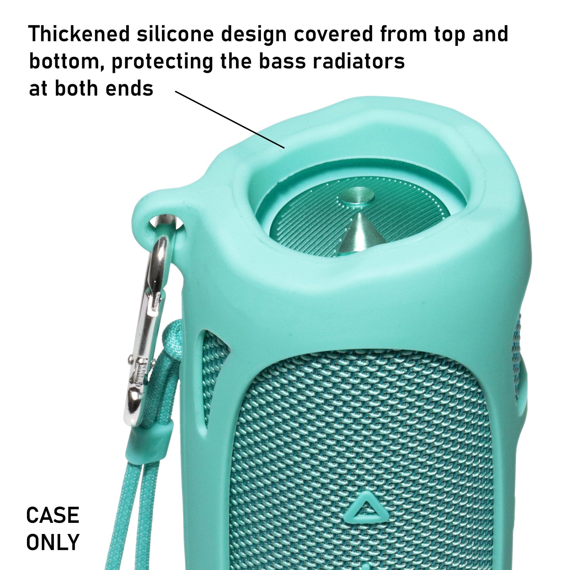 GETGEAR Silicone Cover Sleeve for JBL Flip 6 Portable Bluetooth Speaker, Customized Design Cover Portable Protection Solution, Best Matching in Shape and Color GETGEAR