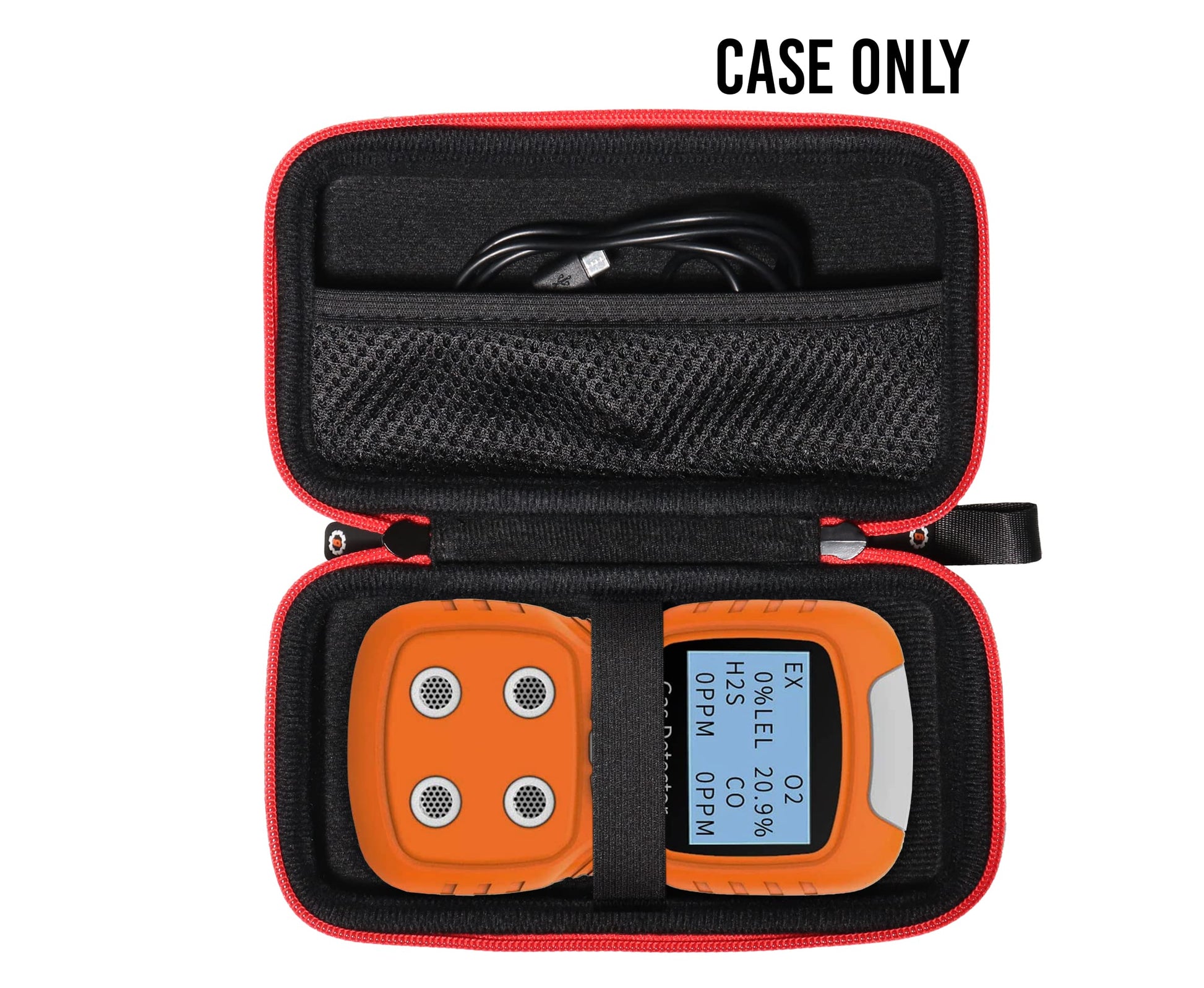 getgear Portable Gas Detector Case Compatible with XLA Alert Portable Gas Detector, TopTes PT330, CHNADKS, Coreel, HAOKESITE GETGEAR
