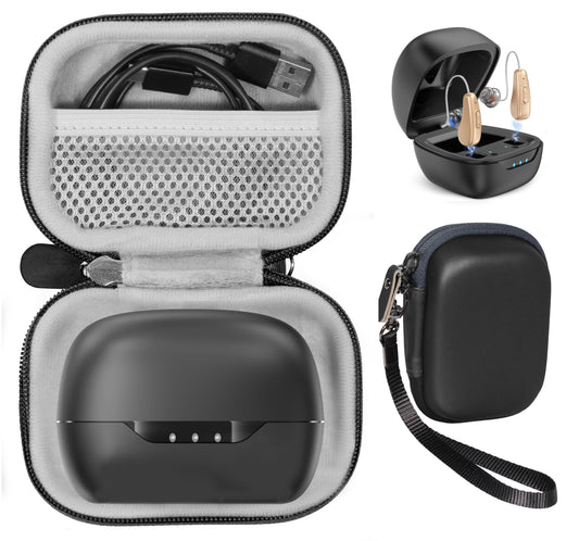GETGEAR Case for NVBOTY Hearing Aids M2231 for Seniors Rechargeable with Noise Cancelling GETGEAR