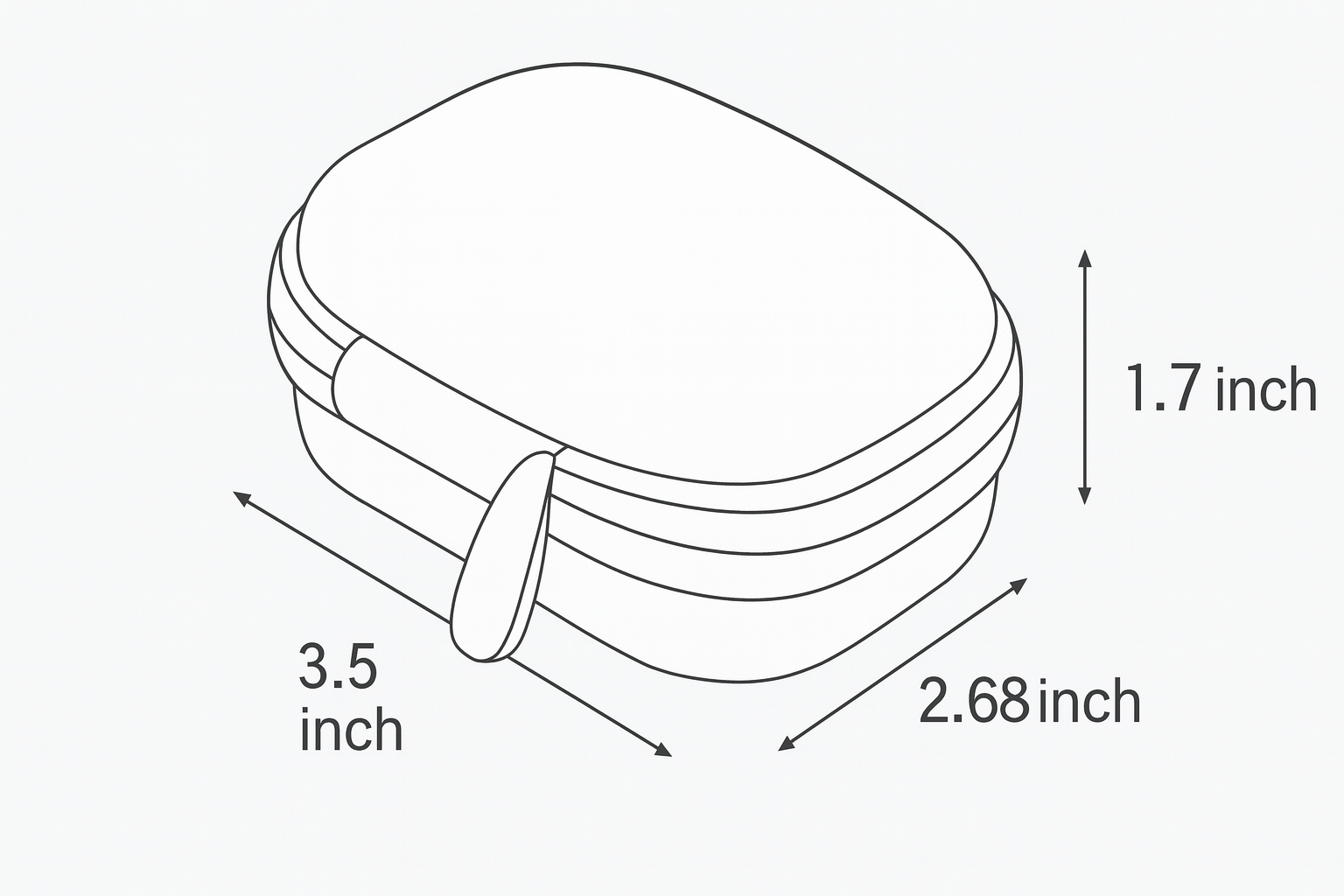 GETGEAR Protective Case for Hearing Aid compatible with Wuvee OTC Hearing Aids E100 for Seniors Severe Hearing Loss GETGEAR