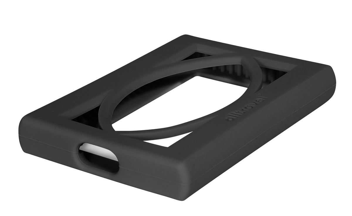 getgear Silicone Bumper for Samsung T7 Touch Portable SSD - 1TB, 2TB, 500GB, USB 3.2, Strong-Shock Absorbing, Slip-Resistant- Black GETGEAR