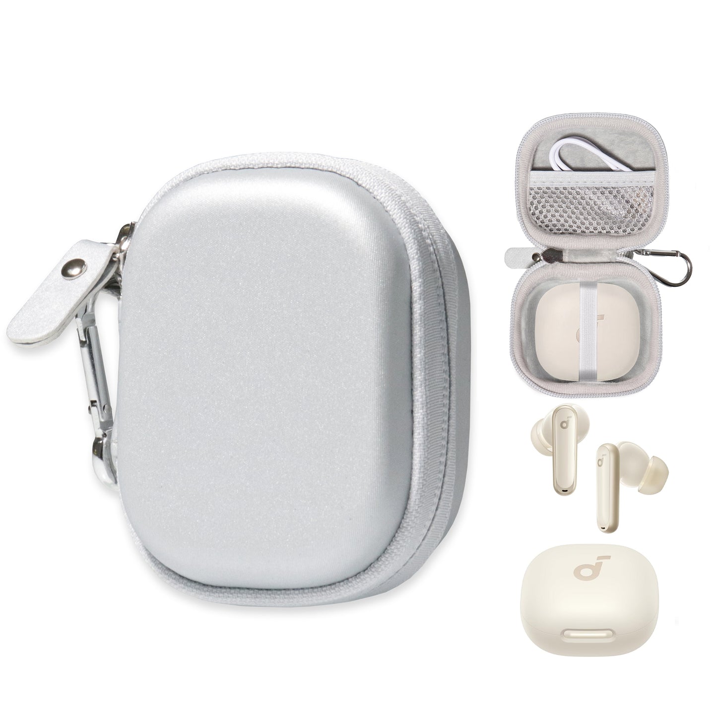 getgear case for Soundcore P40i by Anker, Noise Cancelling Wireless Earbuds GETGEAR