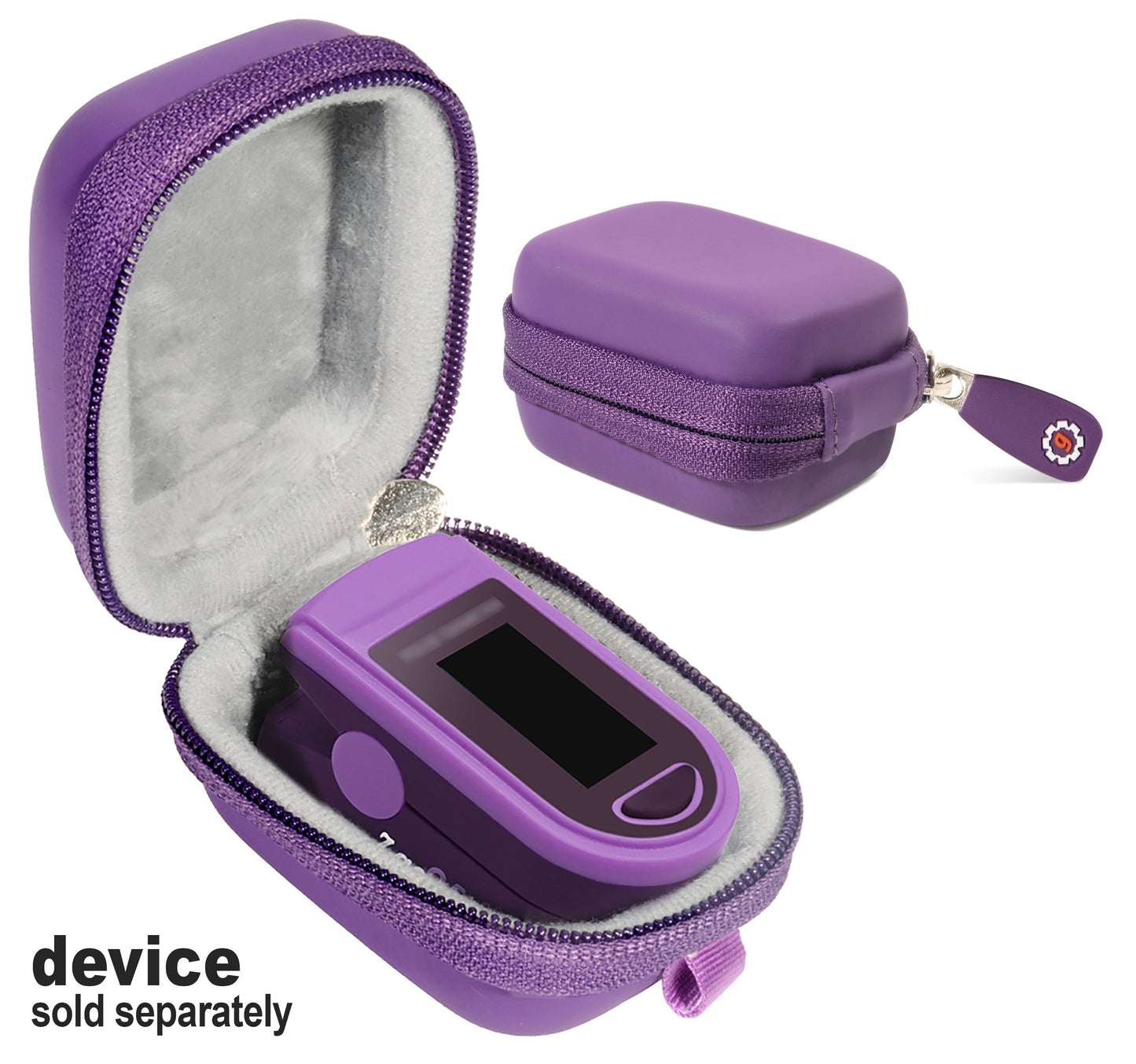 GETGEAR Fingertip Pulse Oximeter Case for Zacurate Pro 500DL, 500BL, Childrend, Facelake FL400 t. FL350, CMS500DA, mibest, Innovo Deluxe, Santamedical, ANKOVO, CONTEC, Metene GETGEAR