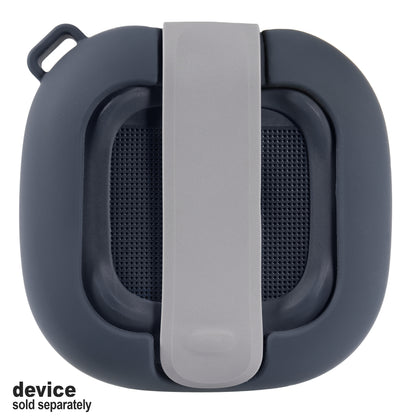 Feature Protective Case for Bose SoundLink Micro Bluetooth Speaker by WGear, Featured Design with mesh Pocket for Cable and Other Accessories, Elastic Strap to Secure Device WGear