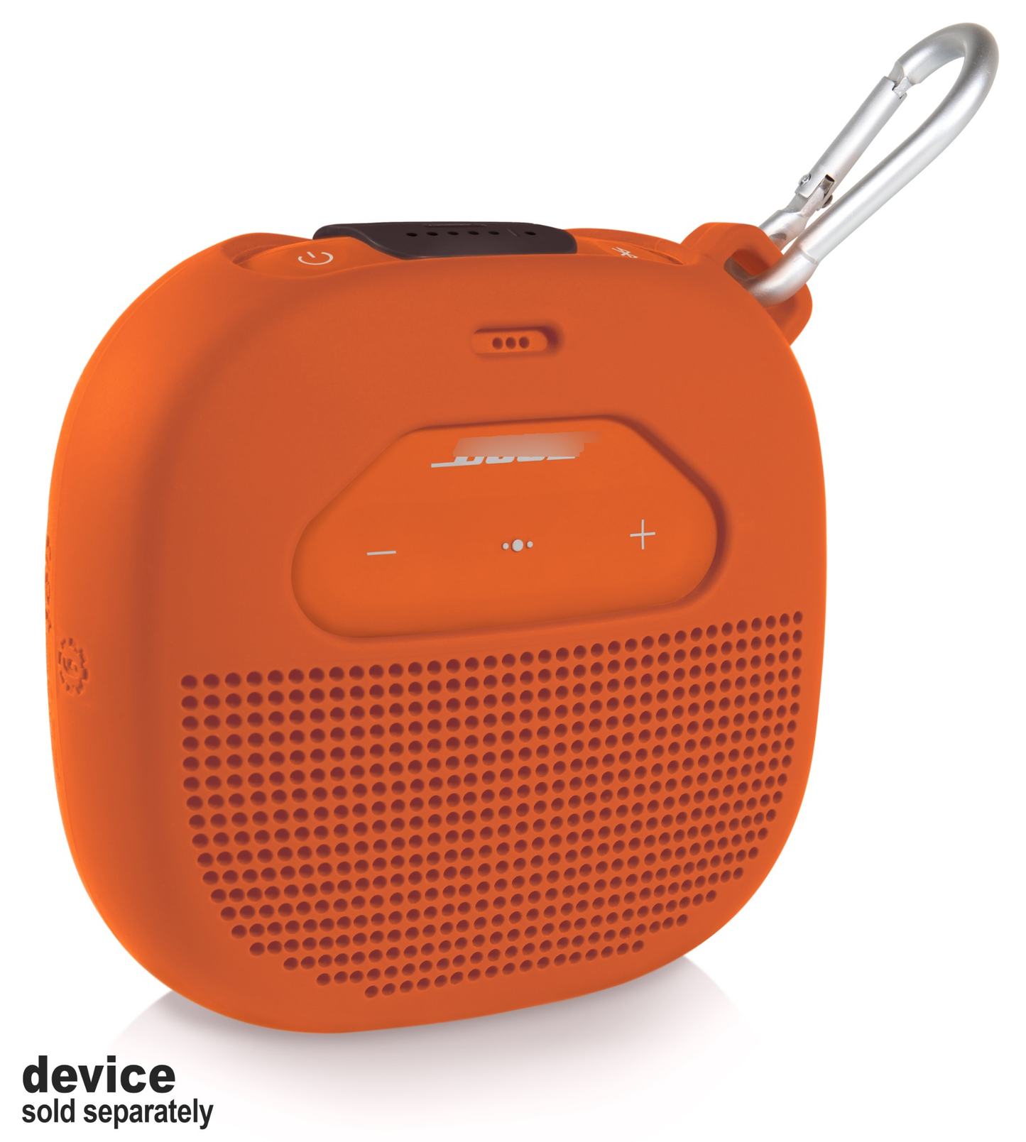 Feature Protective Case for Bose SoundLink Micro Bluetooth Speaker by WGear, Featured Design with mesh Pocket for Cable and Other Accessories, Elastic Strap to Secure Device WGear