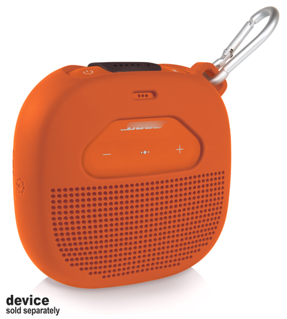 Feature Protective Case for Bose SoundLink Micro Bluetooth Speaker by WGear, Featured Design with mesh Pocket for Cable and Other Accessories, Elastic Strap to Secure Device WGear