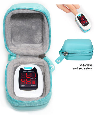 GETGEAR Fingertip Pulse Oximeter Case for Zacurate Pro 500DL, 500BL, Childrend, Facelake FL400 t. FL350, CMS500DA, mibest, Innovo Deluxe, Santamedical, ANKOVO, CONTEC, Metene GETGEAR