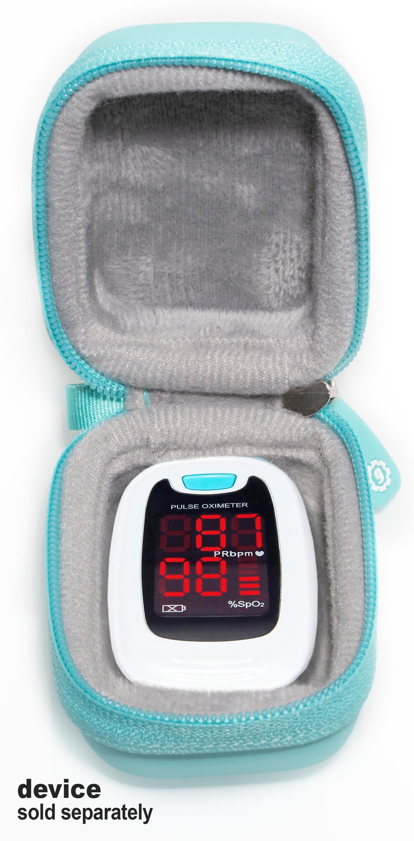 GETGEAR Fingertip Pulse Oximeter Case for Zacurate Pro 500DL, 500BL, Childrend, Facelake FL400 t. FL350, CMS500DA, mibest, Innovo Deluxe, Santamedical, ANKOVO, CONTEC, Metene GETGEAR