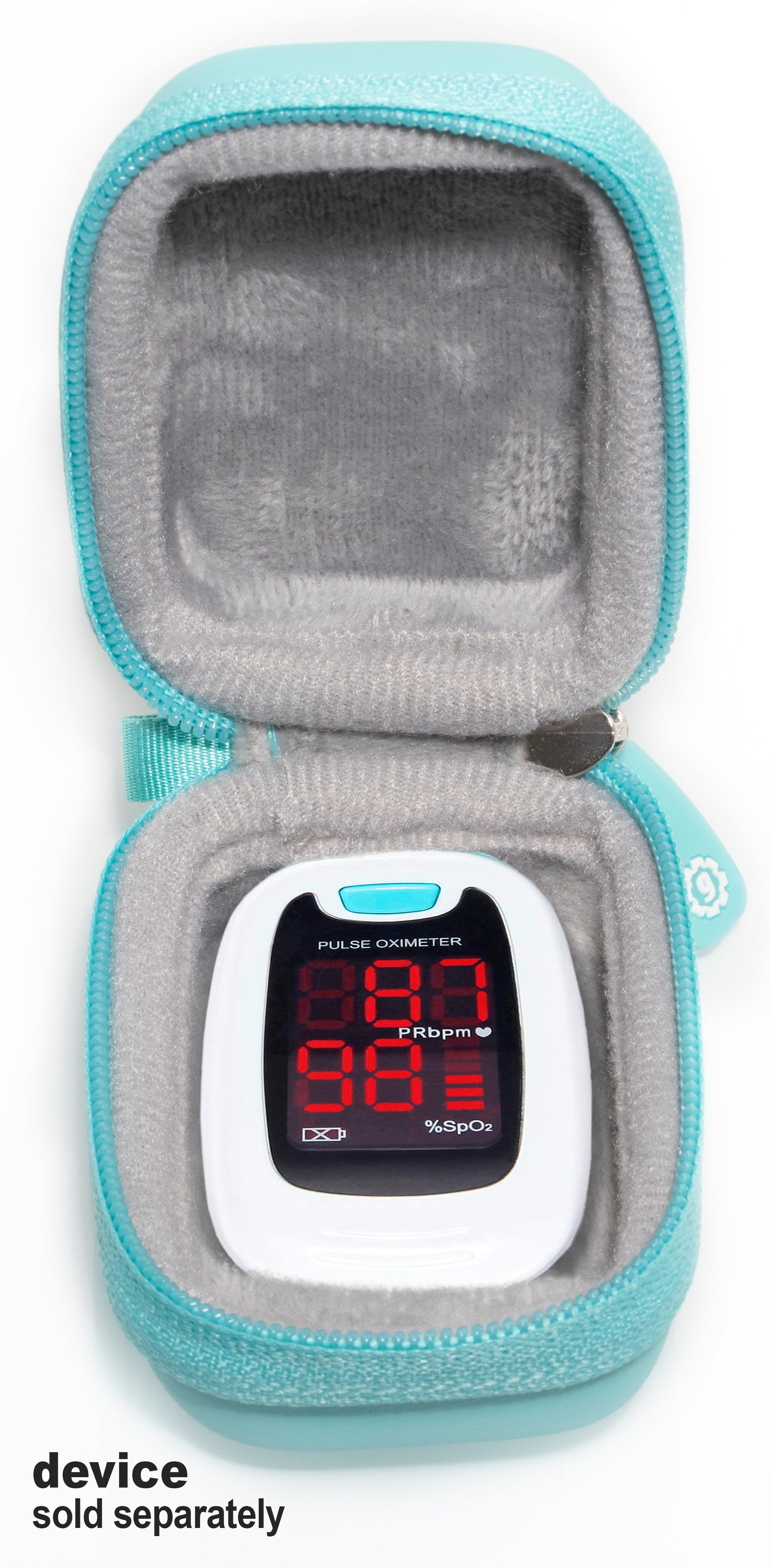 GETGEAR Fingertip Pulse Oximeter Case for Zacurate Pro 500DL, 500BL, Childrend, Facelake FL400 t. FL350, CMS500DA, mibest, Innovo Deluxe, Santamedical, ANKOVO, CONTEC, Metene GETGEAR