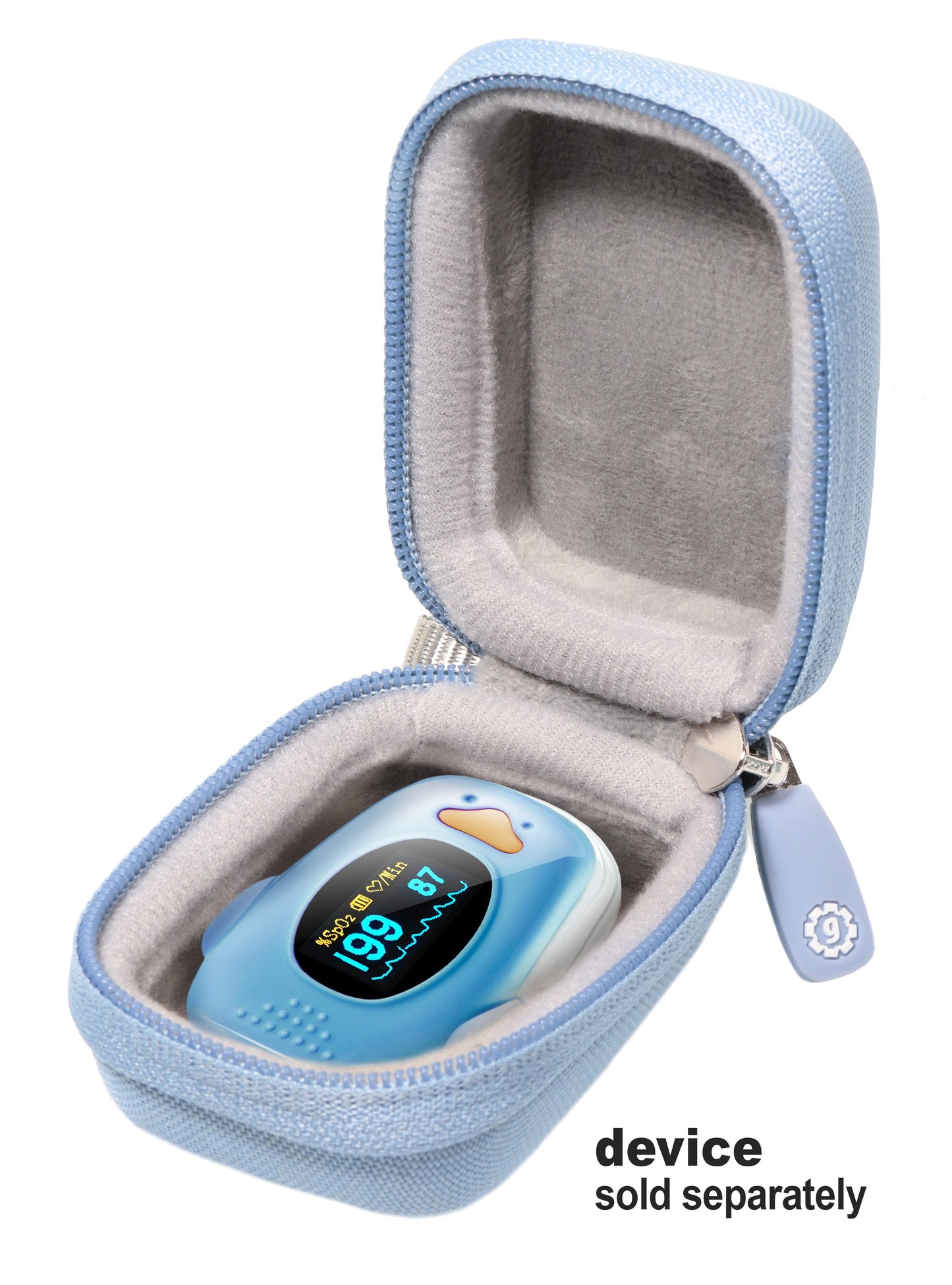 GETGEAR Fingertip Pulse Oximeter Case for Zacurate Pro 500DL, 500BL, Childrend, Facelake FL400 t. FL350, CMS500DA, mibest, Innovo Deluxe, Santamedical, ANKOVO, CONTEC, Metene GETGEAR