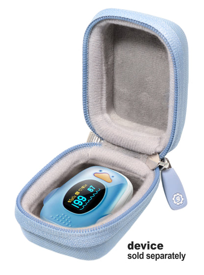 GETGEAR Fingertip Pulse Oximeter Case for Zacurate Pro 500DL, 500BL, Childrend, Facelake FL400 t. FL350, CMS500DA, mibest, Innovo Deluxe, Santamedical, ANKOVO, CONTEC, Metene GETGEAR