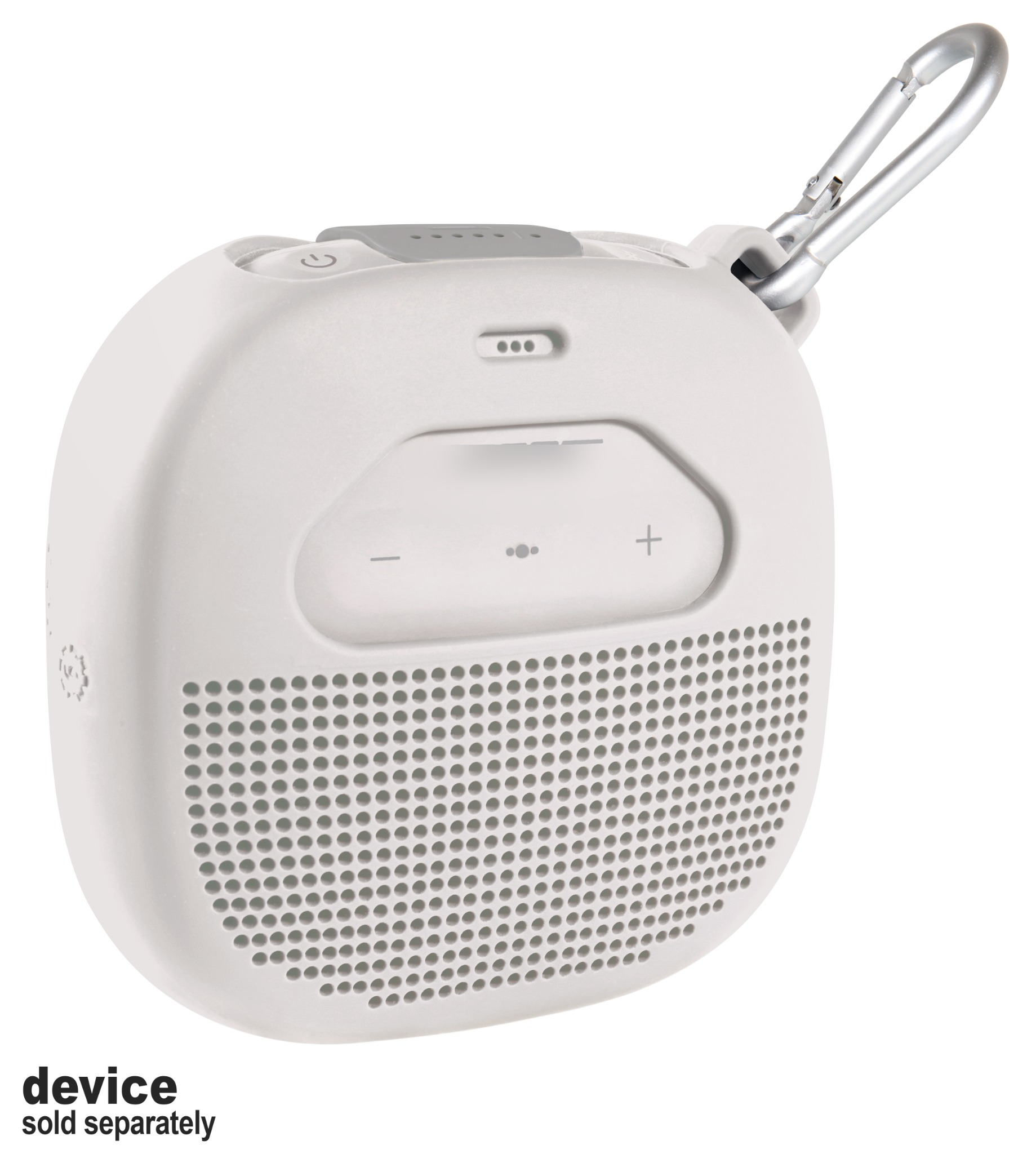 Feature Protective Case for Bose SoundLink Micro Bluetooth Speaker by WGear, Featured Design with mesh Pocket for Cable and Other Accessories, Elastic Strap to Secure Device WGear
