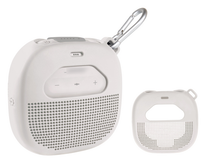 Feature Protective Case for Bose SoundLink Micro Bluetooth Speaker by WGear, Featured Design with mesh Pocket for Cable and Other Accessories, Elastic Strap to Secure Device WGear