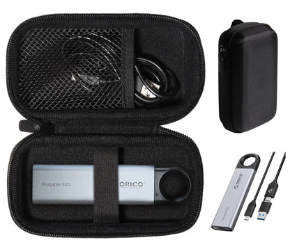 Getgear Portable Case Compatible with ORICO External SSD 1TB, 2TB, 256GB, 512GB GETGEAR