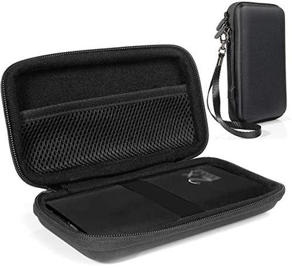 Black Protective Carrying Case for DULLA M50000 Portable Power Bank, Detachable Wrist Straps, Elastics Strap to Secure Device, WGear