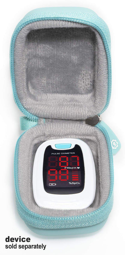 Fingertip Pulse Oximeter Case for Zacurate Pro 500DL, 500BL, Childrend; Facelake FL400 t. FL350, CMS500DA; MIBEST, Innovo Deluxe, Santamedical 2. ANKOVO, CONTEC, Metene, ATMOKO, Vive Precision Spo2 WGear