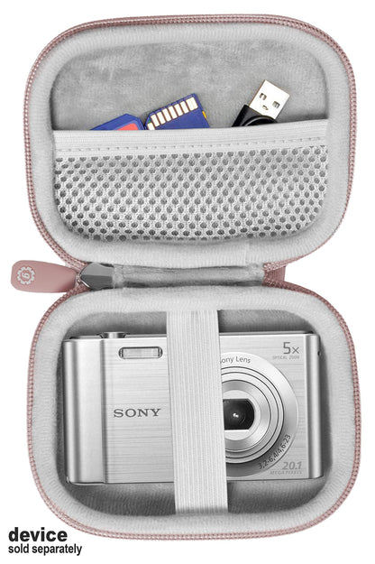 WGear Digital Camera Case for CAMKORY, Fulealfly, Lecran, Sony W800/S, DSCW830; Canon PowerShot ELPH360 HS/ 360/350 HS/350/310/190/180; Kodak PIXPRO Friendly Zoom FZ43, FZ53-BL; Nikon COOLPIX L32 WGEAR