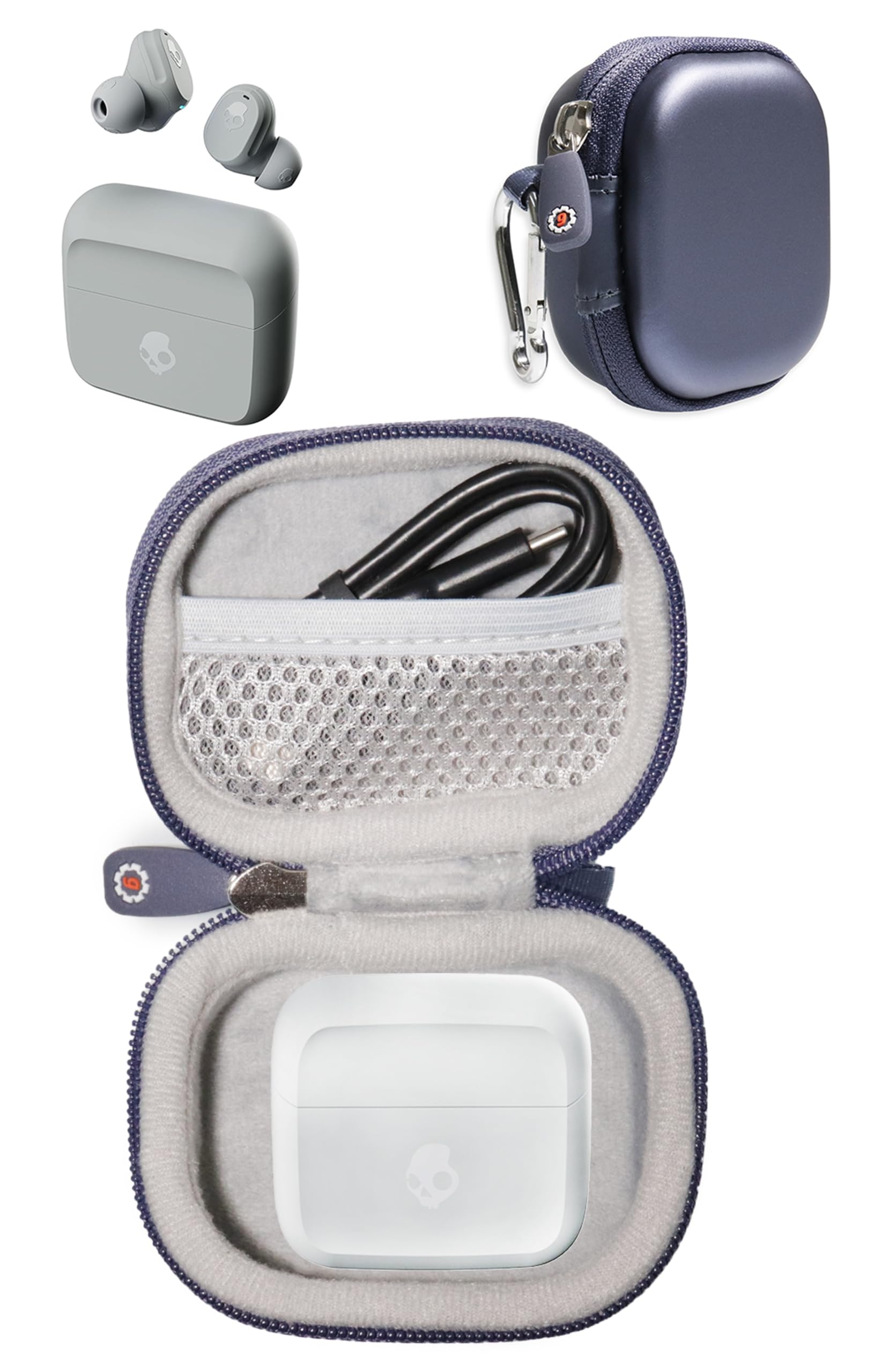 getgear Earbuds Case Compatible with Skullcandy Mod in-Ear Wireless Earbuds GETGEAR