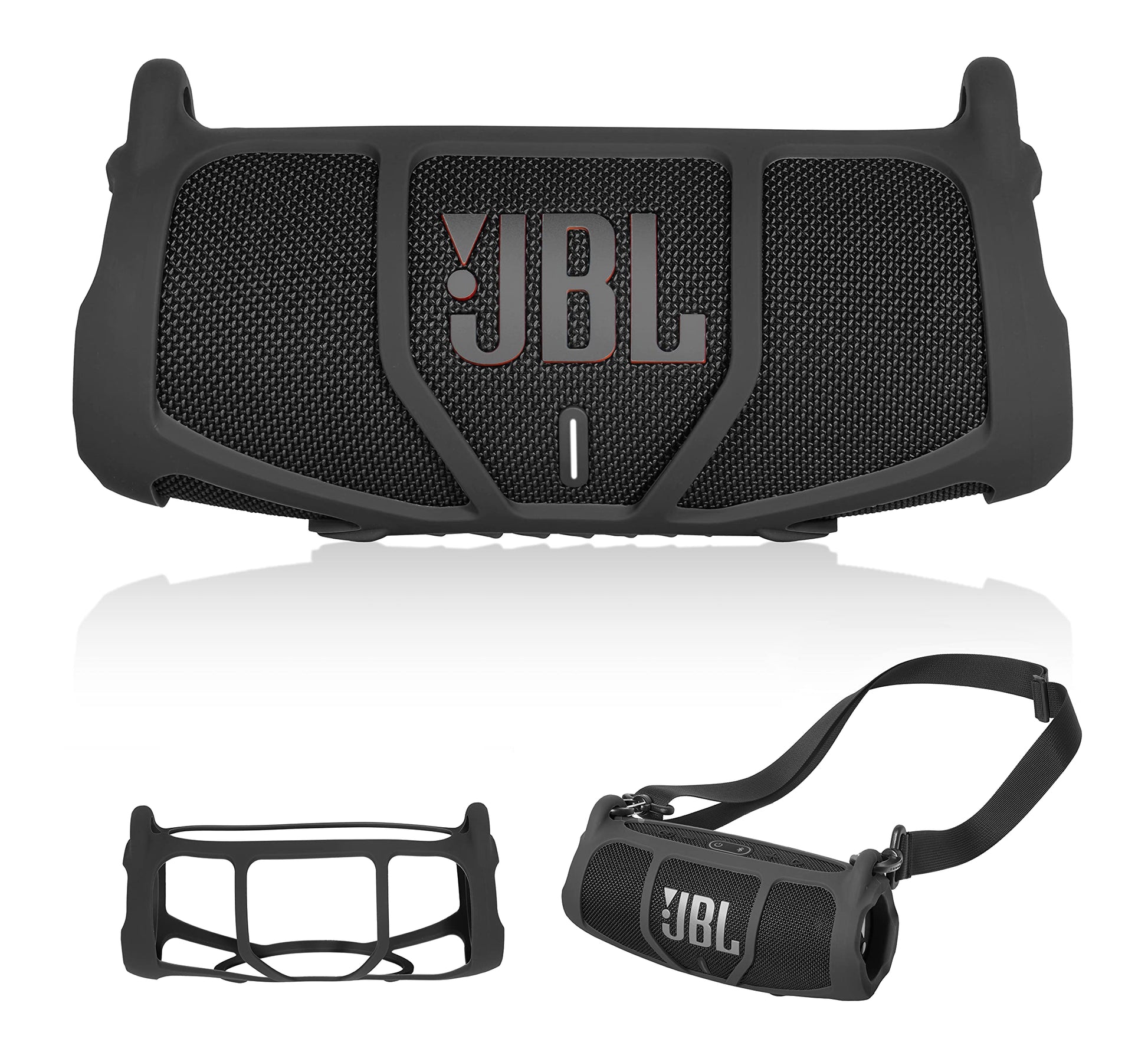 GETGEAR Silicone Cover Sleeve for JBL Charge 5 - Portable Bluetooth Speaker, Customized Design Skin Portable Protection Solution, Best Matching in Shape and Color GETGEAR