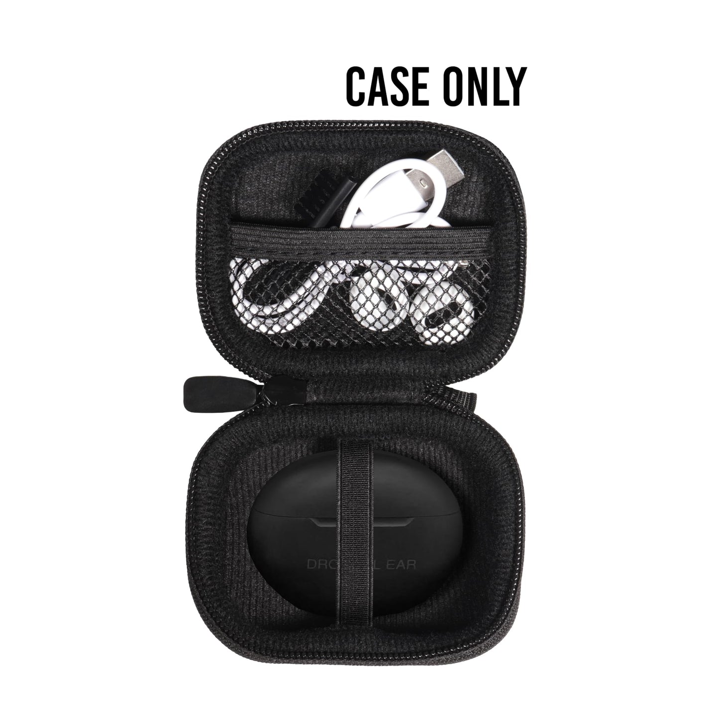 getgear Hearing Aids Case for DROWELL EAR Hearing Aids, Hearing Aids for Seniors Rechargeable with Noise Cancelling Hearing Amplifiers, Strong Mini Case with Mesh pocket GETGEAR