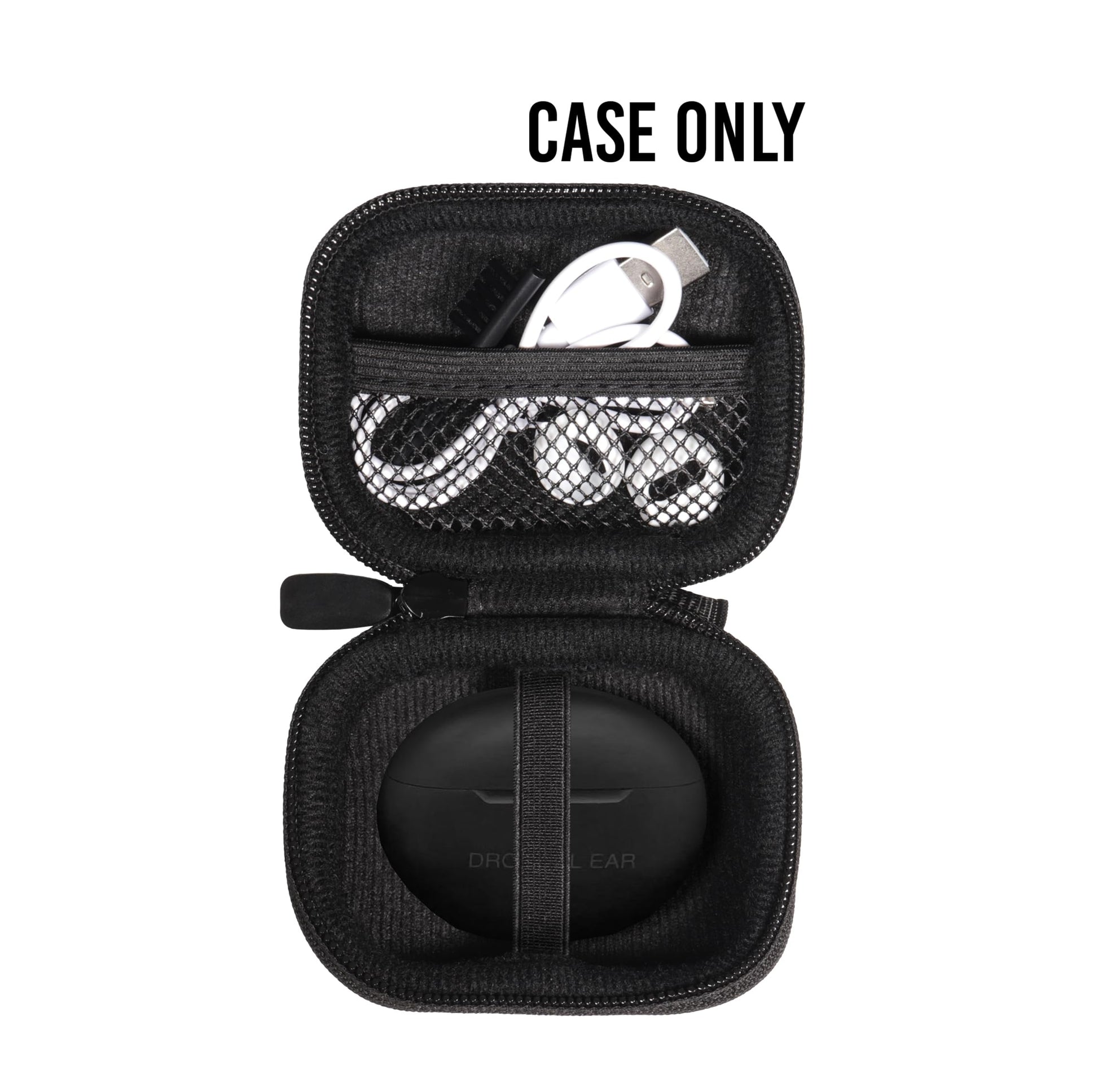 getgear Hearing Aids Case for DROWELL EAR Hearing Aids, Hearing Aids for Seniors Rechargeable with Noise Cancelling Hearing Amplifiers, Strong Mini Case with Mesh pocket GETGEAR