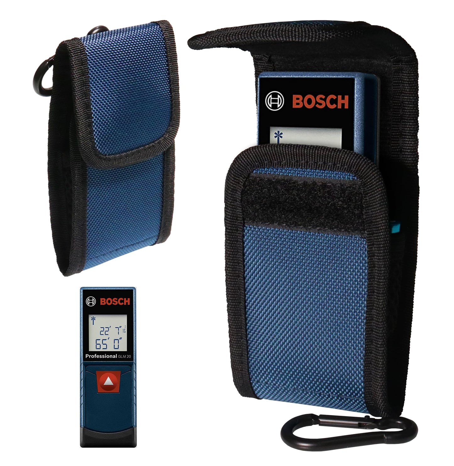 Getgear Laser Distance Measure Holster for Bosch GLM20 Blaze 65ft Laser Distance Measure, Blaze Pro GLM165-40 GETGEAR