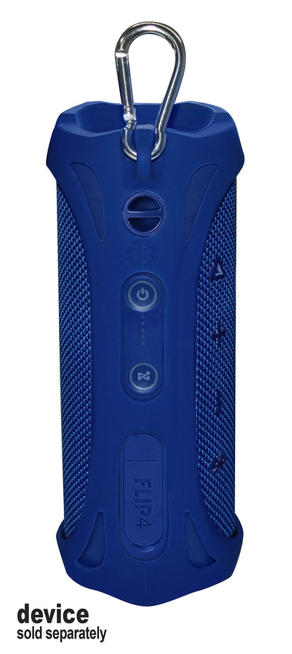 GETGEAR Silicone Cover Sleeve forJBL Flip 4 Waterproof Portable Bluetooth Speaker, Customized Design Skin Portable Protection Solution, Best Matching in Shape and Color GETGEAR