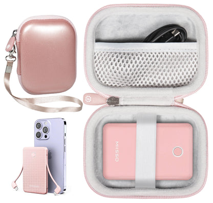 GETGEAR Case for Miisso Ultra Slim Built in Cables Power Bank GETGEAR