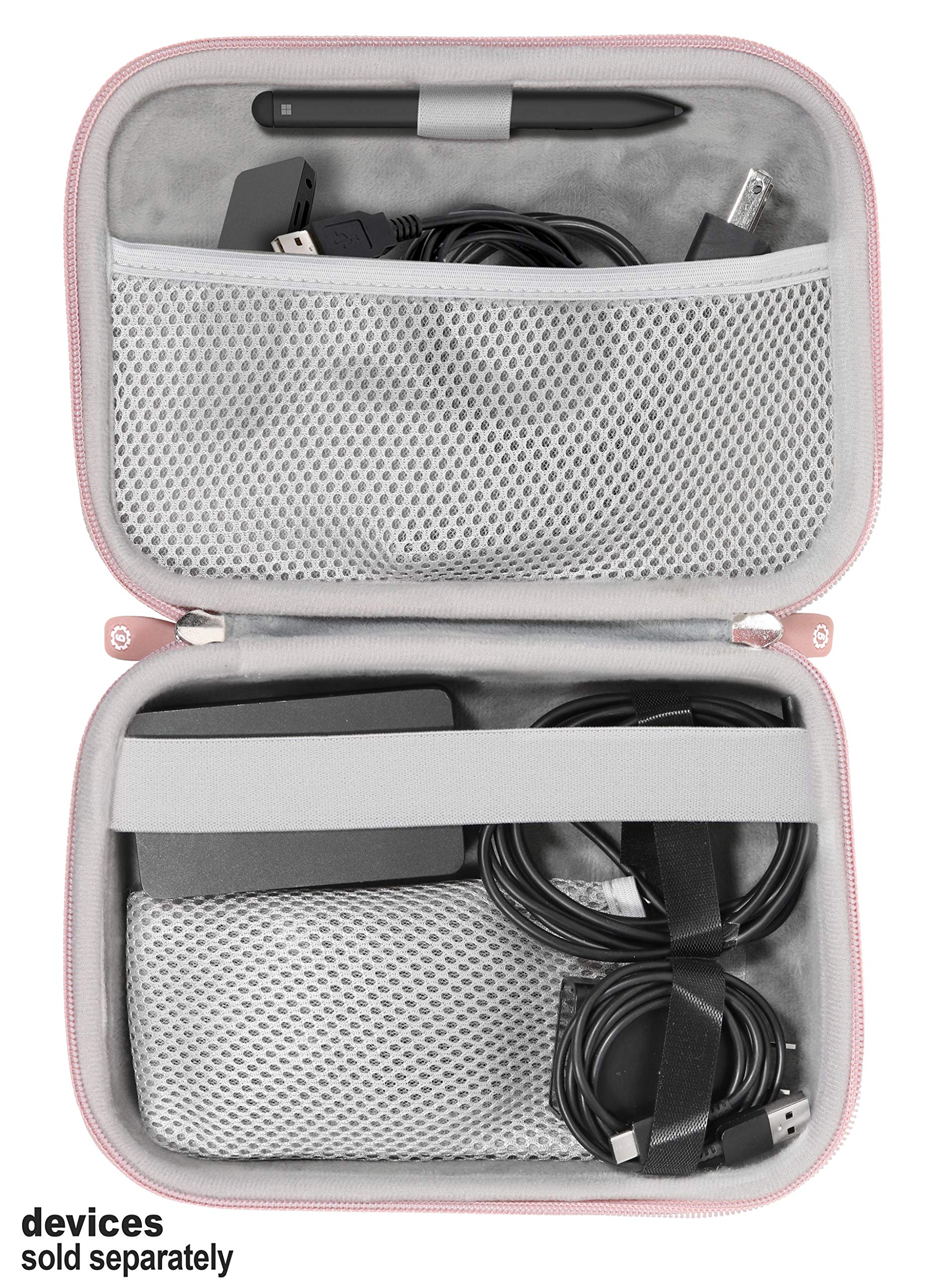 Microsoft Surface Accessories organizing case, by getgear, for Surface Dock, Surface Charger Adapter, Surface Arc Mouse, Surface Pen, Surface USB 3.0 Hub Docking Station and Others GETGEAR