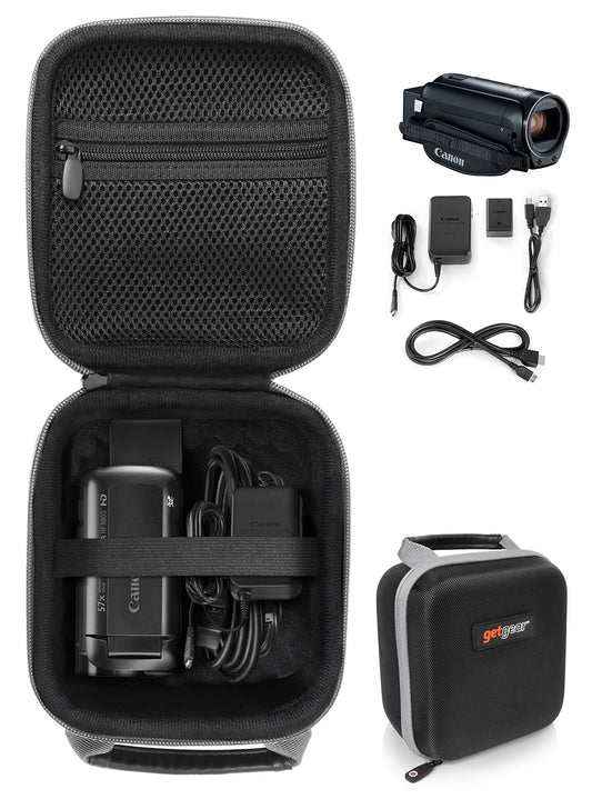 getgear Video Camera Camcorder Case for Canon VIXIA HF R800; Panasonic Full HD Video Camera Camcorder HC-V180K, HC-V770; Sony HDRCX405, CX440, CX240; LINNSE, kicteck, kimire, Heegomn, SEREER, ORDRO WGear