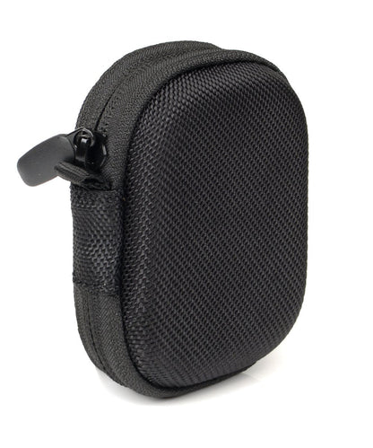 WGear Feature Designed Compact Hard Case for Garmin Edge 520 Bike GP, Edge 820, Elastic Strap in The Base to Secure The Device, and Mesh Pocket for Accessories Ballistic Black WGEAR