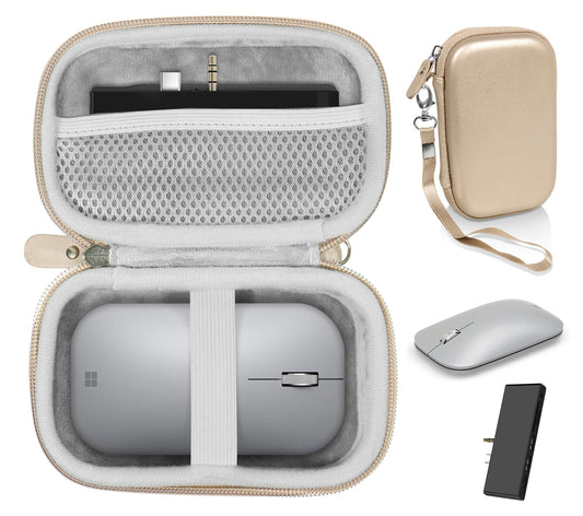 getgear Accessories case for Microsoft Surface Mouse, Arc Mouse, Surface Dock Station, Surface Go USB C hub, lso for USB C, Type C Hub Adapter, Docking Station, Multiport Adapter GETGEAR