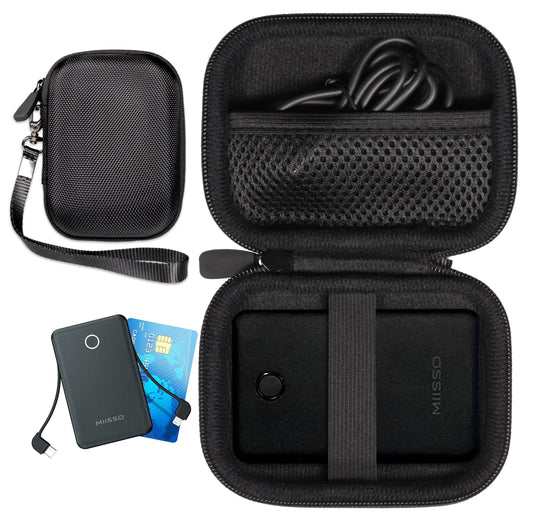 GETGEAR Case for Miisso Ultra Slim Built in Cables Power Bank GETGEAR