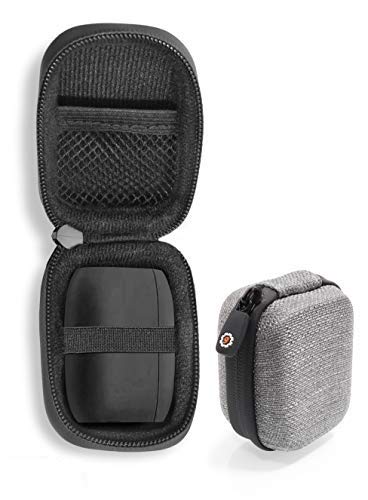 Protective Case for Jabra Elite 65t, Elite Active 65t, Elite Sport True Wireless Earbuds, Featured Strong Light Weight case in Compact Size, Good for Both Protection and Storage, Tweed Gray WGear