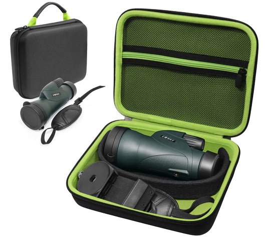 GETGEAR Case for Gosky 12x55 Monocular, Also Fits Gosky Titan, Viajero, Slopehill, Vabogu, Stilnend, Vivreal, Divider for Holder, Tripod GETGEAR