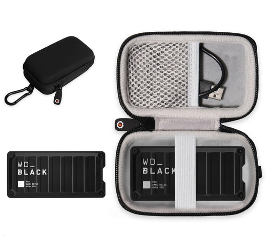 Getgear Portable Case Compatible with WD_Black Game Drive SSD 1TB, 2TB, 512GB GETGEAR