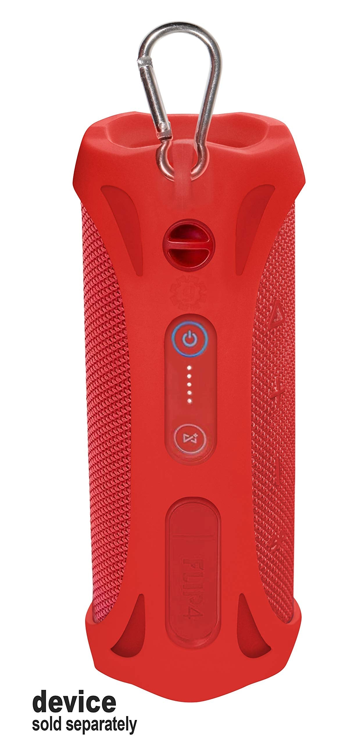 GETGEAR Silicone Cover Sleeve forJBL Flip 4 Waterproof Portable Bluetooth Speaker, Customized Design Skin Portable Protection Solution, Best Matching in Shape and Color GETGEAR