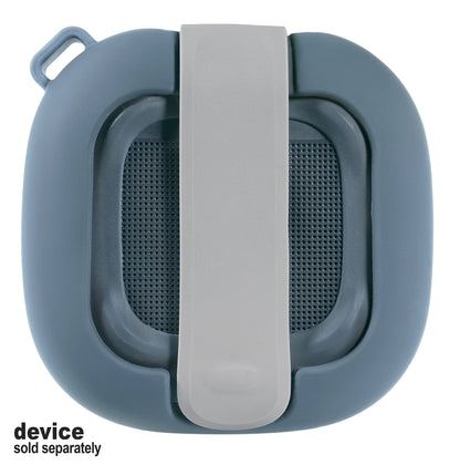 Feature Protective Case for Bose SoundLink Micro Bluetooth Speaker by WGear, Featured Design with mesh Pocket for Cable and Other Accessories, Elastic Strap to Secure Device WGear