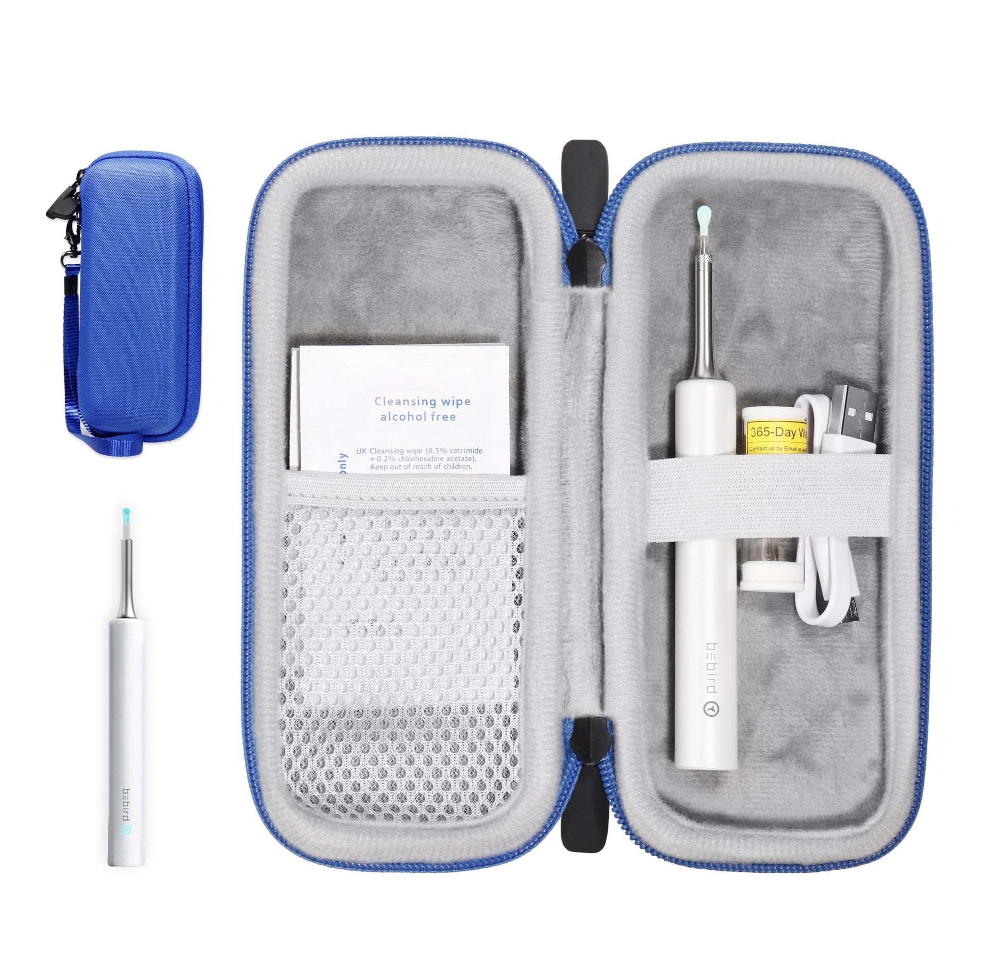 GETGEAR Ear Wax Removal Endoscope Otoscope Case compatible with BEBIRD, Highdas, Anykit, Softula, Enjoyee, JOYGIFT, TOPOINT, AWELOR Earwax Removal Tools case GETGEAR
