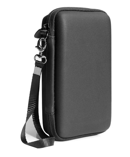 WGear Protective Case for Ricoh Theta S, V 360 and Theta SC 360 Degree Spherica, Customized Dense Absorbing Sturdy Foam Inlay, Mesh Pocket Inside Matte Black WGear